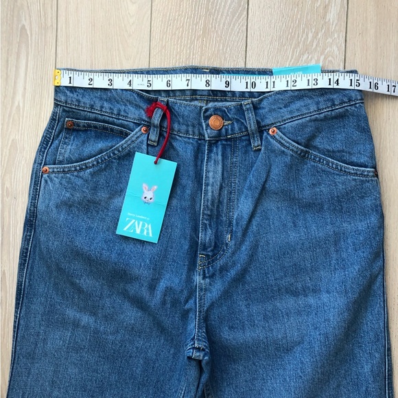 NWT Zara x Harry Lambert Cutie Chaos Flare Jeans Size 31 - Picture 5 of 14